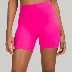 ALO Yoga Pink Biker Shorts